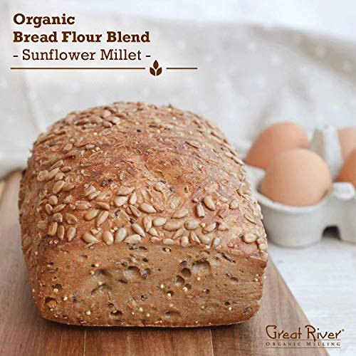 Great River Organic Milling, Bread Flour Blend, Sunflower Millet