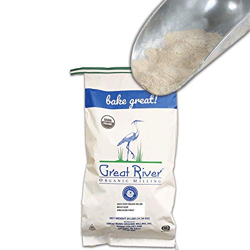Great River Organic Milling, Bread Flour, Unbleached Wheat, Orga
