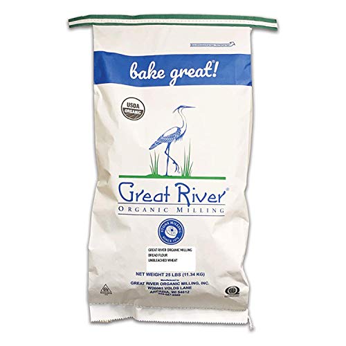 Great River Organic Milling, Bread Flour, Unbleached Wheat, Orga