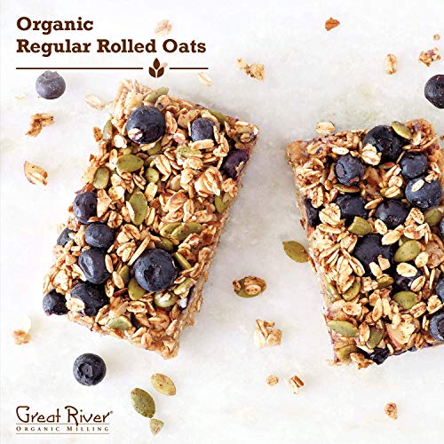 Great River Organic Milling, Oatmeal, Regular Rolled Oats, Organ...