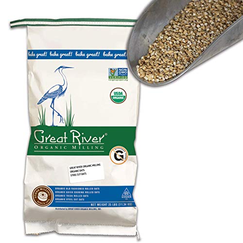 Great River Organic Milling, Oatmeal, Steel Cut Oats, Organic, 2