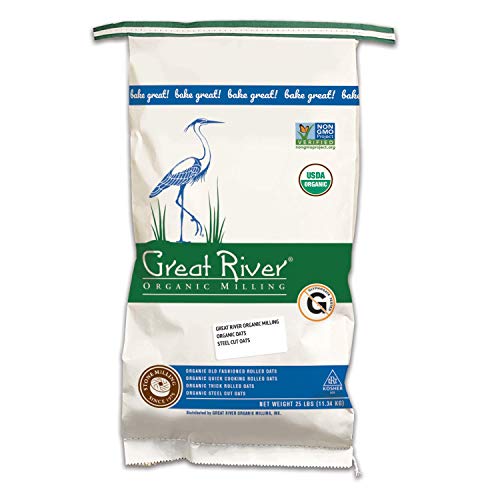 Great River Organic Milling, Oatmeal, Steel Cut Oats, Organic, 2