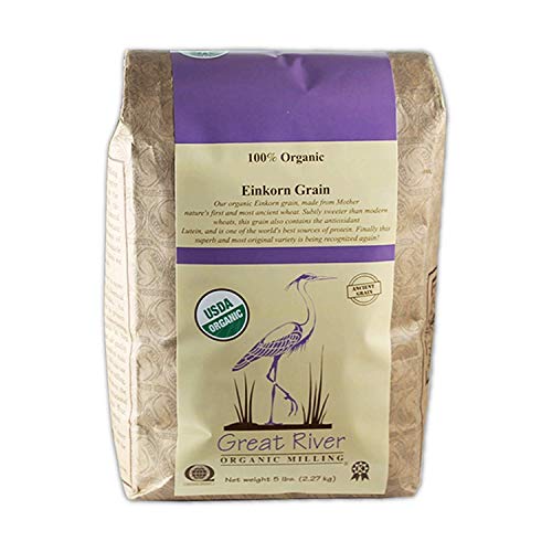 Great River Organic Milling Organic Einkorn Wheat Grain, 5 Pound