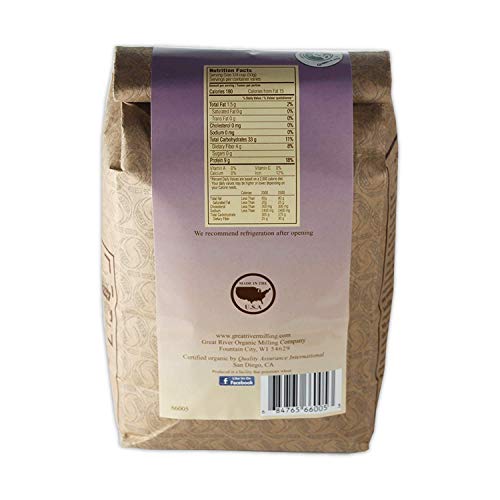 Great River Organic Milling Organic Einkorn Wheat Grain, 5 Pound