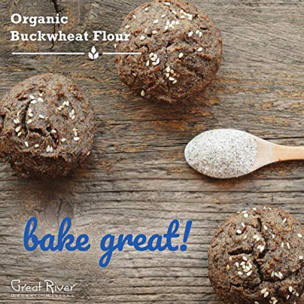 Great River Organic Milling, Specialty Flour, Buckwheat Flour, O...