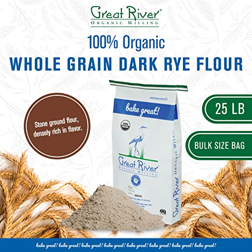 Great River Organic Milling, Specialty Flour, Dark Rye Flour, St...