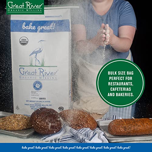 Great River Organic Milling, Specialty Flour, Dark Rye Flour, St...
