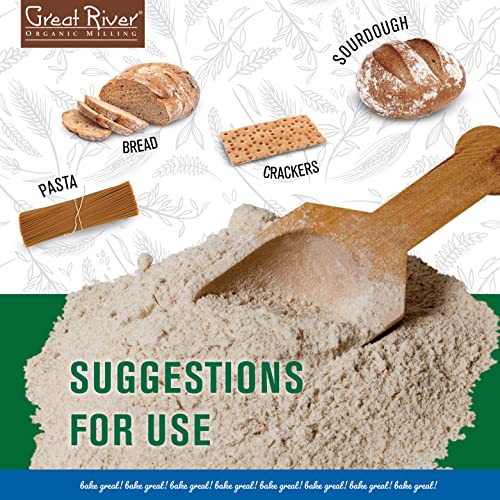 Great River Organic Milling, Specialty Flour, Dark Rye Flour, St...