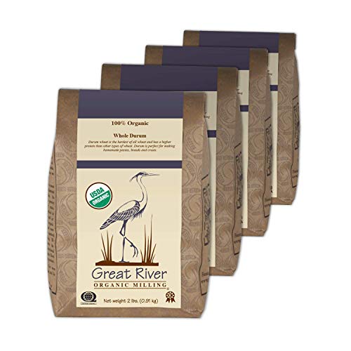 Great River Organic Milling, Whole Grain Durum Wheat, Organic, W