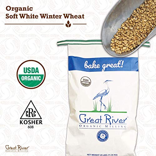 Great River Organic Milling, Whole Grain, Soft White Winter Whea