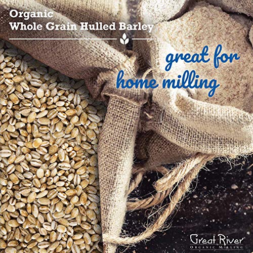 Great River Organic Milling, Whole Grain, Whole Hulled Barley, O