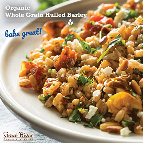 Great River Organic Milling, Whole Grain, Whole Hulled Barley, O