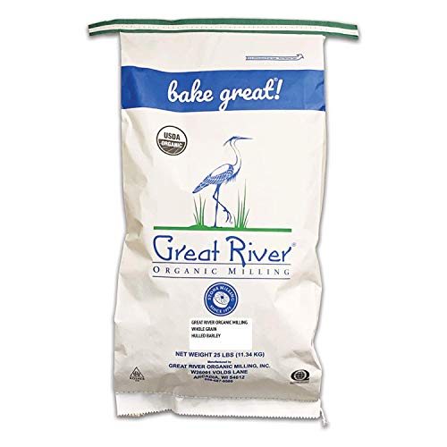 Great River Organic Milling, Whole Grain, Whole Hulled Barley, O