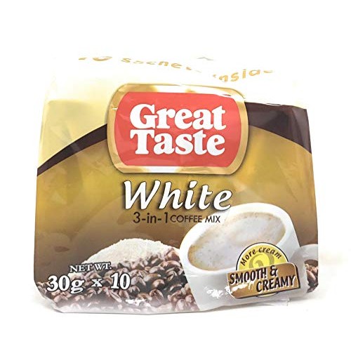 Great Taste White 3-In-1 Coffee Mix Smooth &Amp; Creamy 10.5Oz, 2 Pack