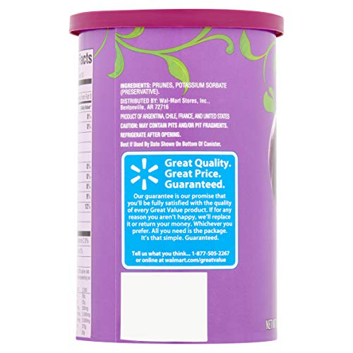 18 Oz Great Value Pitted Dried Prunes Pack Of 3