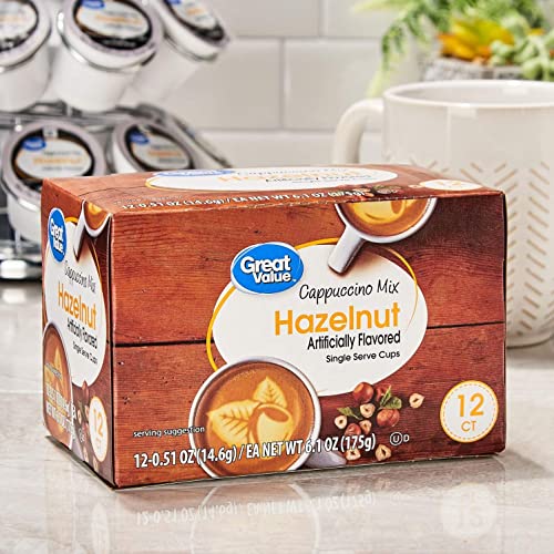Great Value Cappuccino Coffee and Hot Drink Single Serve Pods, 1... Great Value Cappuccino Coffee and Hot Drink Single Serve Pods, 1...