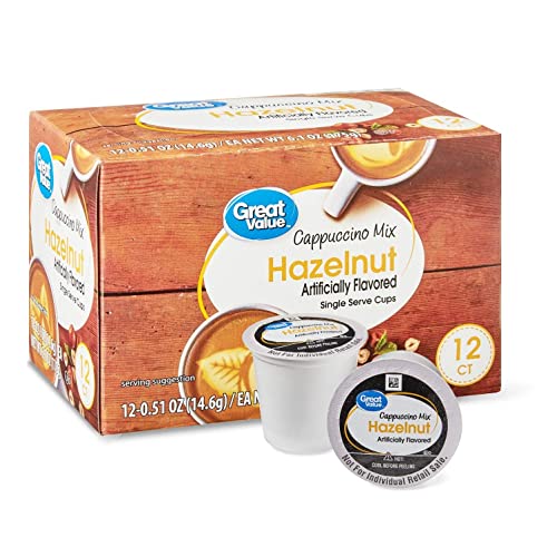 Great Value Cappuccino Coffee and Hot Drink Single Serve Pods, 1... Great Value Cappuccino Coffee and Hot Drink Single Serve Pods, 1...