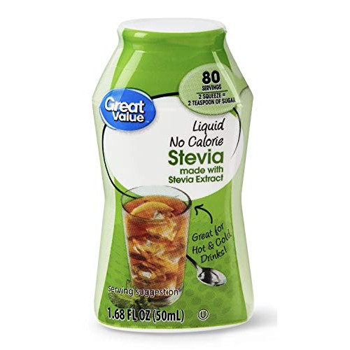 Great Value Liquid No Calorie Stevia 1.68 Fl Oz 3 Count