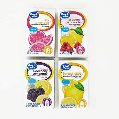 Great Value Low Calorie Sugar-Free Drink Mixes Variety Fruit Fla