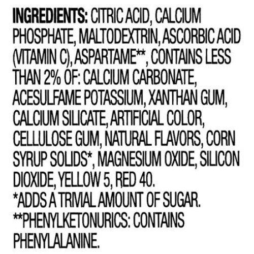 Great Value Sugar Free, Low Calorie Orange Early Rise Drink Mix