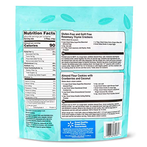 Great Value Superfine Blanched Almond Flour | Perfect For Gluten