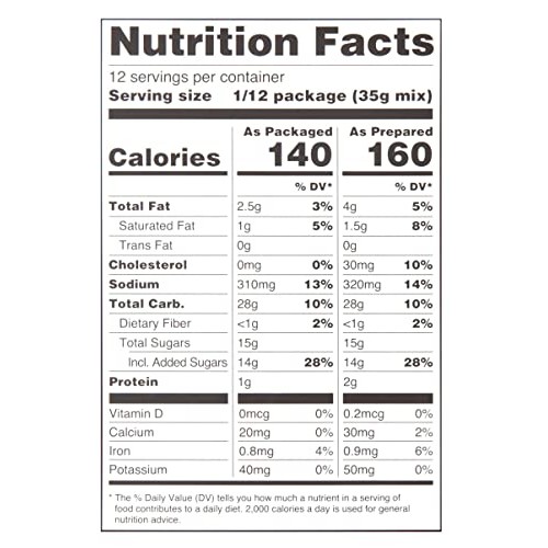 Greatvalue Apple Cinnamon Naturally Flavored Quick Bread &Amp; Muffi