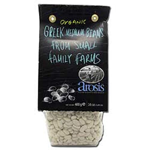 Arosis Organic Greek Medium Beans From Small Family Farms 400G