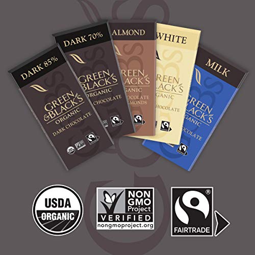 Green &Amp; Black’S Organic Chocolate Variety Pack, 85% Dark Chocola