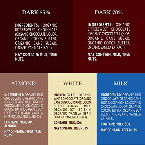 Green &Amp; Black’S Organic Chocolate Variety Pack, 85% Dark Chocola