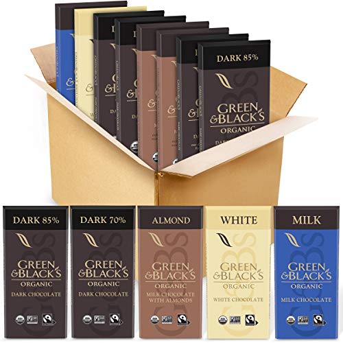 Green &Amp; Black’S Organic Chocolate Variety Pack, 85% Dark Chocola