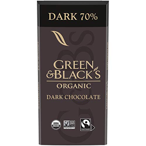 Green &Amp; Blacks, Organic 70% Dark Chocolate Candy Bars, 3.17 Oz