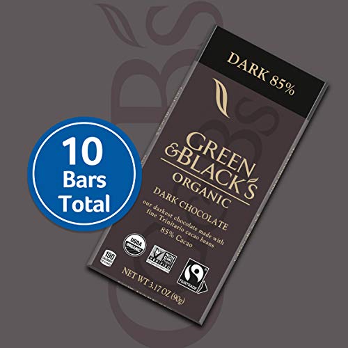 Green &Amp; Blacks Organic Dark Chocolate Bar, 85% Cacao, Easter Ch Green &Amp; Blacks Organic Dark Chocolate Bar, 85% Cacao, Easter Ch
