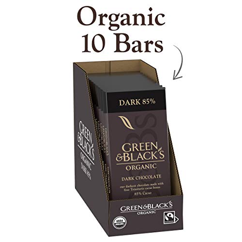 Green &Amp; Blacks Organic Dark Chocolate Bar, 85% Cacao, Easter Ch Green &Amp; Blacks Organic Dark Chocolate Bar, 85% Cacao, Easter Ch