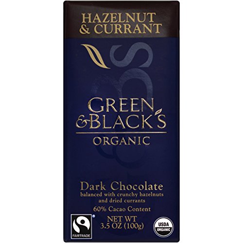 Green &Amp; Blacks Organic Dark Chocolate With Currant And Hazelnut