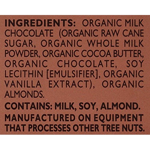 Green &Amp; Blacks Organic Milk Chocolate With Almonds, 37% Cacao,