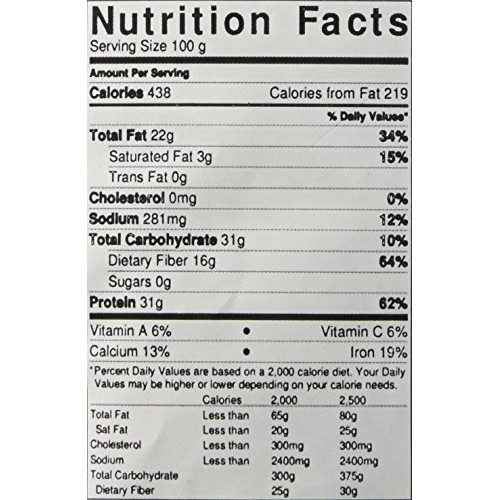 2Lb Bulk Bag Roasted Salted Soybeans Soy Nuts