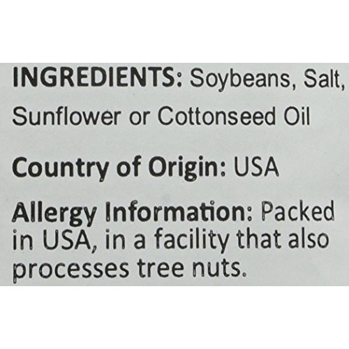 2Lb Bulk Bag Roasted Salted Soybeans Soy Nuts