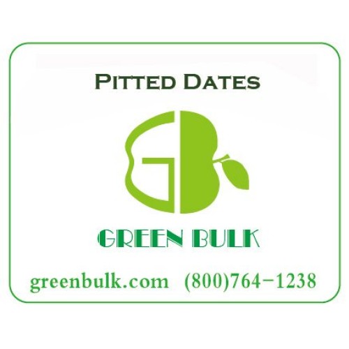 Dried Pitted Dates-Whole, From Green Bulk 3 Lb