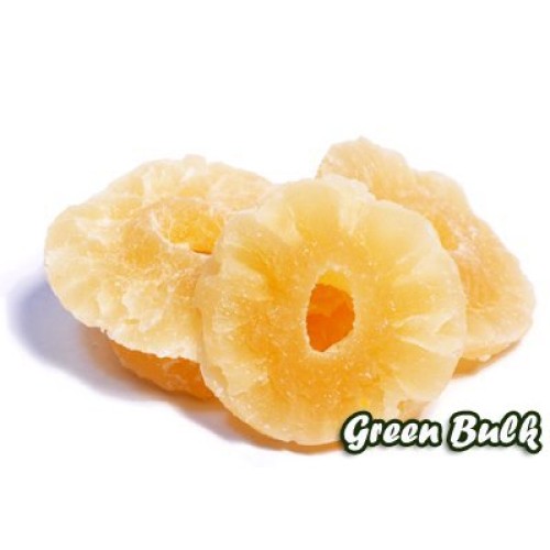 Natural Dried Pineapple Rings-Low Sugar, No Sulfur, 5 Lb Natura