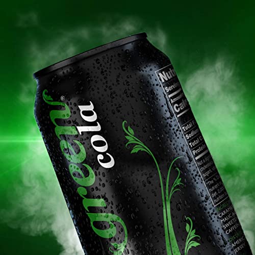 Green Cola - Zero Sugar, Zero Calories, Naturally Sweetened With