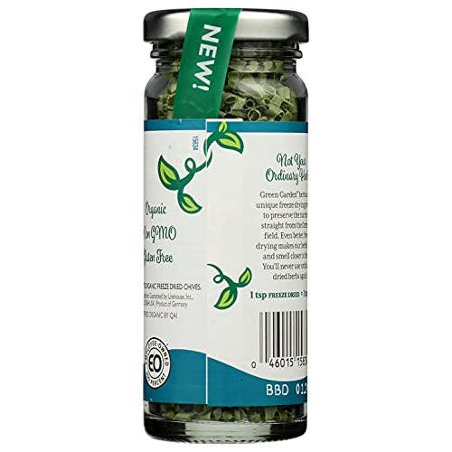 Green Garden Freeze-Dried Organic Chives, 0.14 Ounces