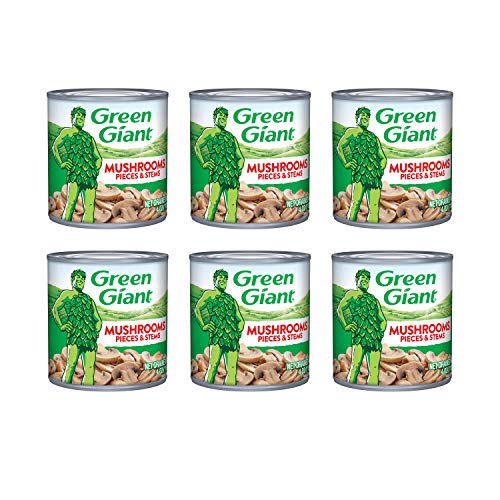 Green Giant Mushrooms Pieces &Amp; Stems 6 Pack, Total Of 24Oz