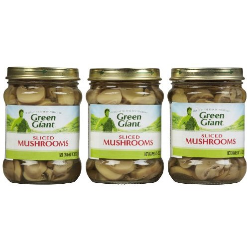 Green Giant Sliced Mushrooms, 4.5 Oz, 3 Pk