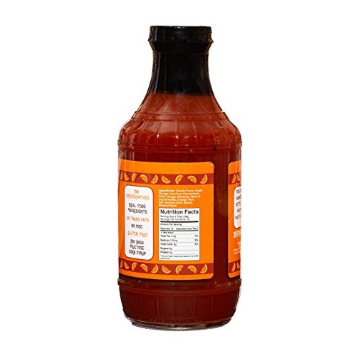 Green Jay Gourmet BBQ Sauce - Smoky Orange - All-Natural Barbecu...