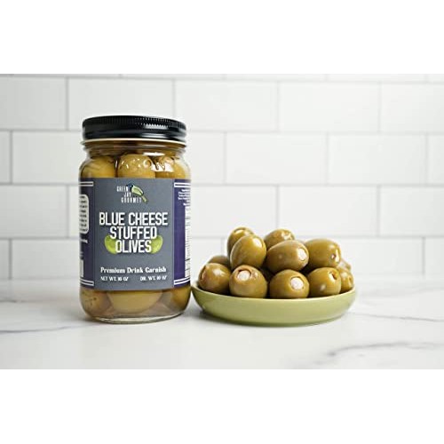 Green Jay Gourmet Blue Cheese Stuffed Olives – Cheese Stuffed Gr