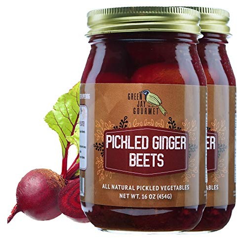 Green Jay Gourmet Fresh Classic Pickled Ginger Beets - Grandma’S