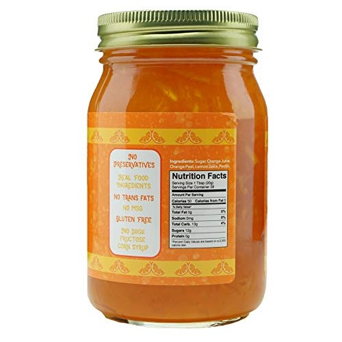 Green Jay Gourmet Orange Marmalade – All-Natural Orange Jam – Ve