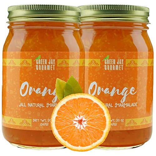 Green Jay Gourmet Orange Marmalade – All-Natural Orange Jam – Ve