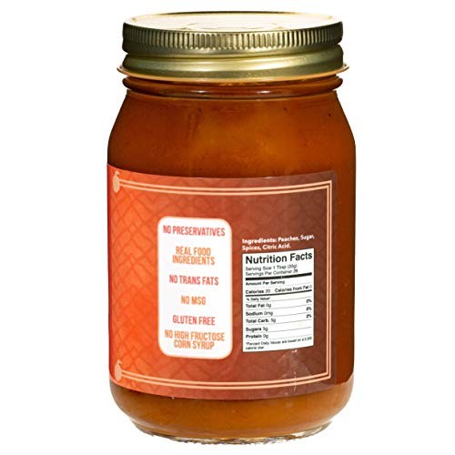 Green Jay Gourmet Peach Butter - All-Natural, Gluten-Free Fruit