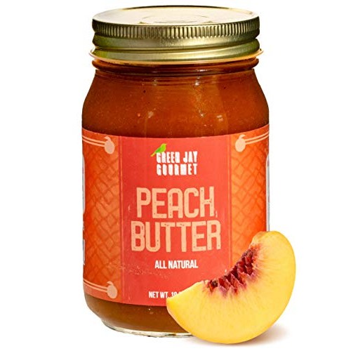Green Jay Gourmet Peach Butter - All-Natural, Gluten-Free Fruit